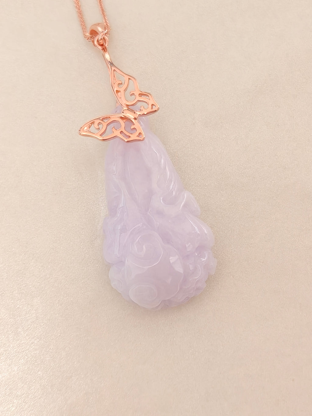 WE Bai Cai lavender jadeite