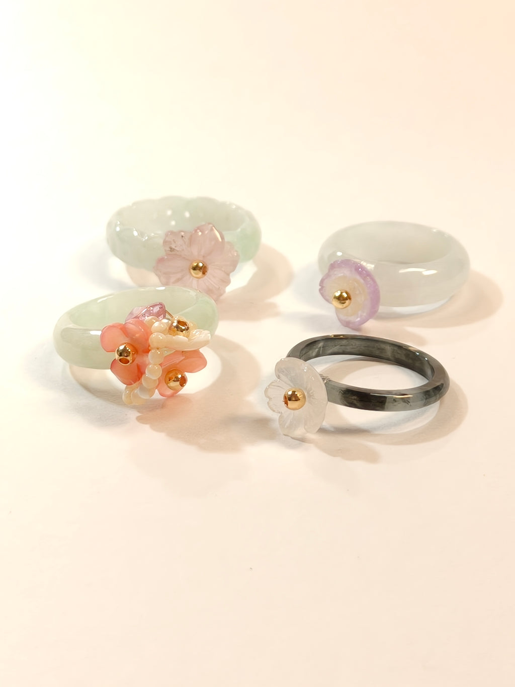 WE minimalist jadeite ring