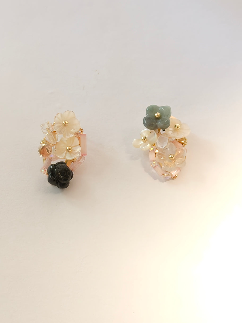 WE Monet jadeite earring
