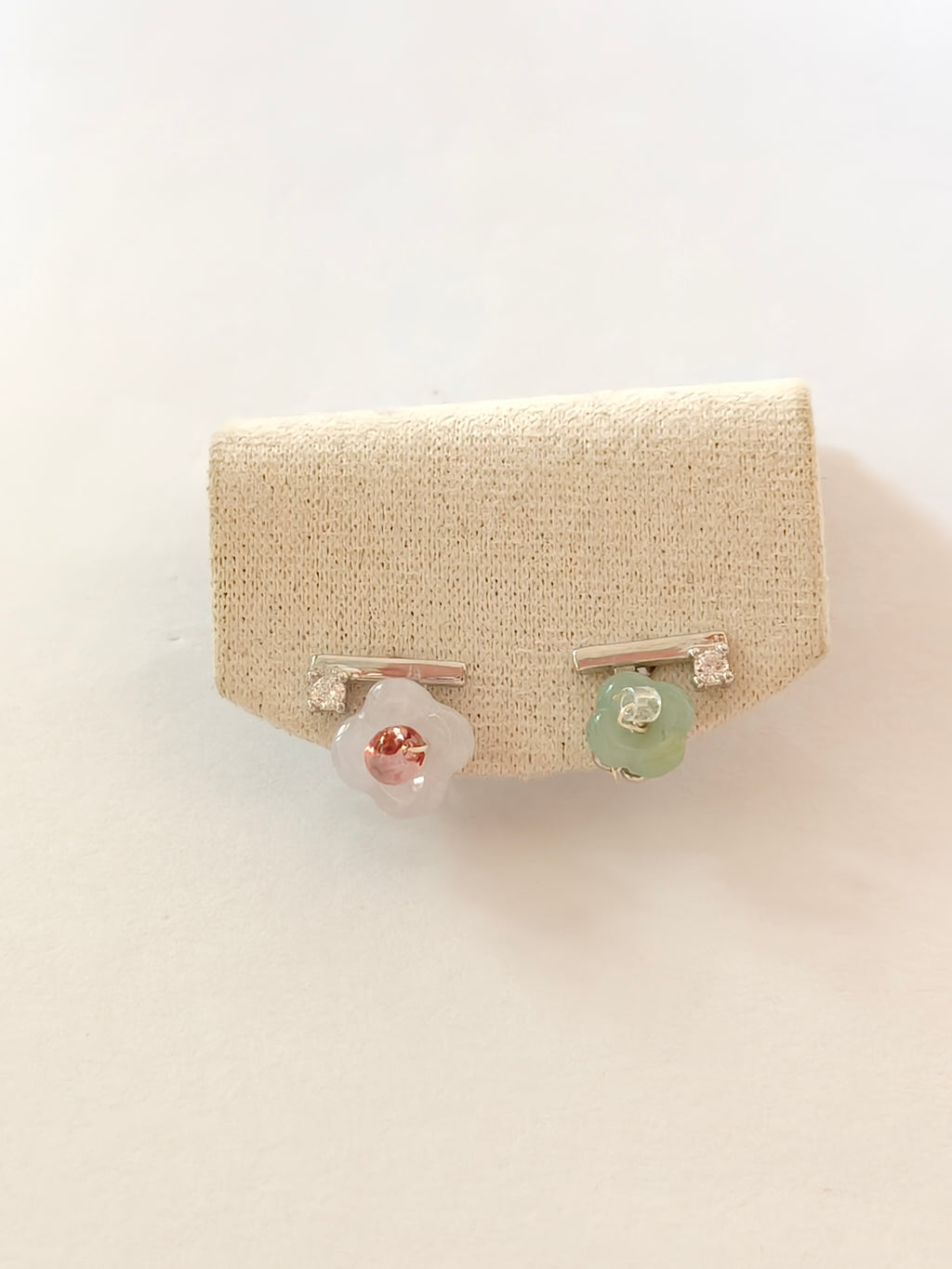 WE Monet jadeite earring