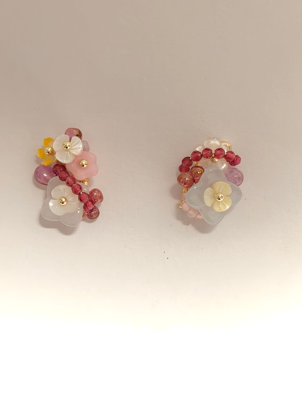 WE Monet jadeite earring