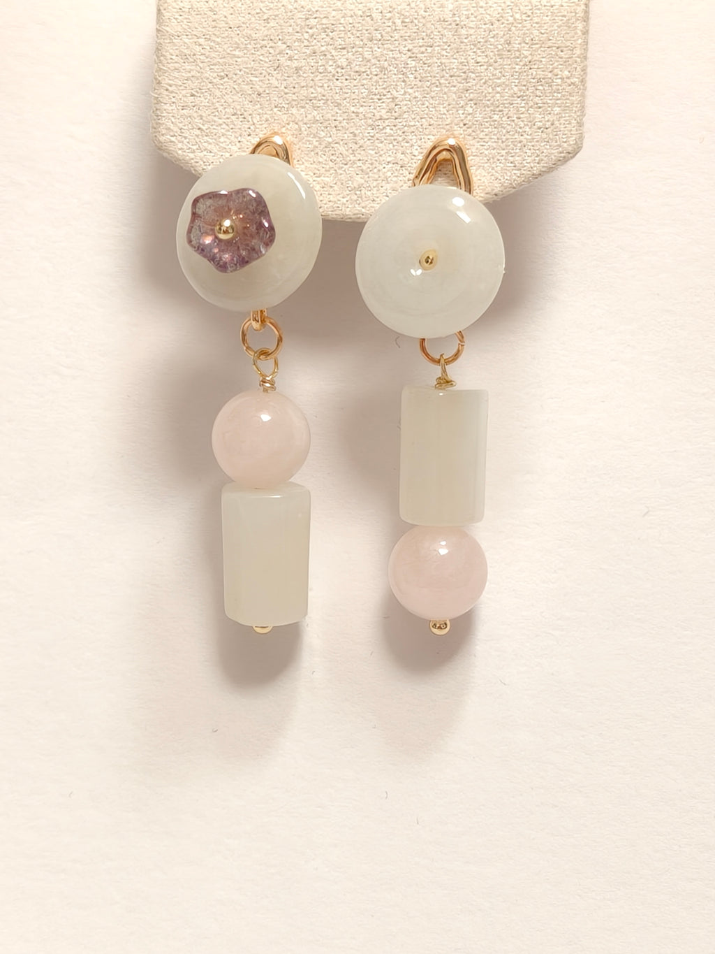 WE ping an kou  jadeite earring