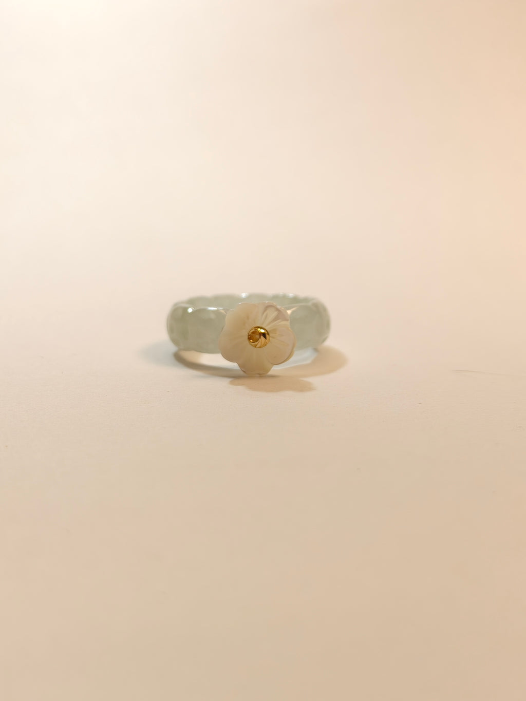 WE minimalist jadeite ring