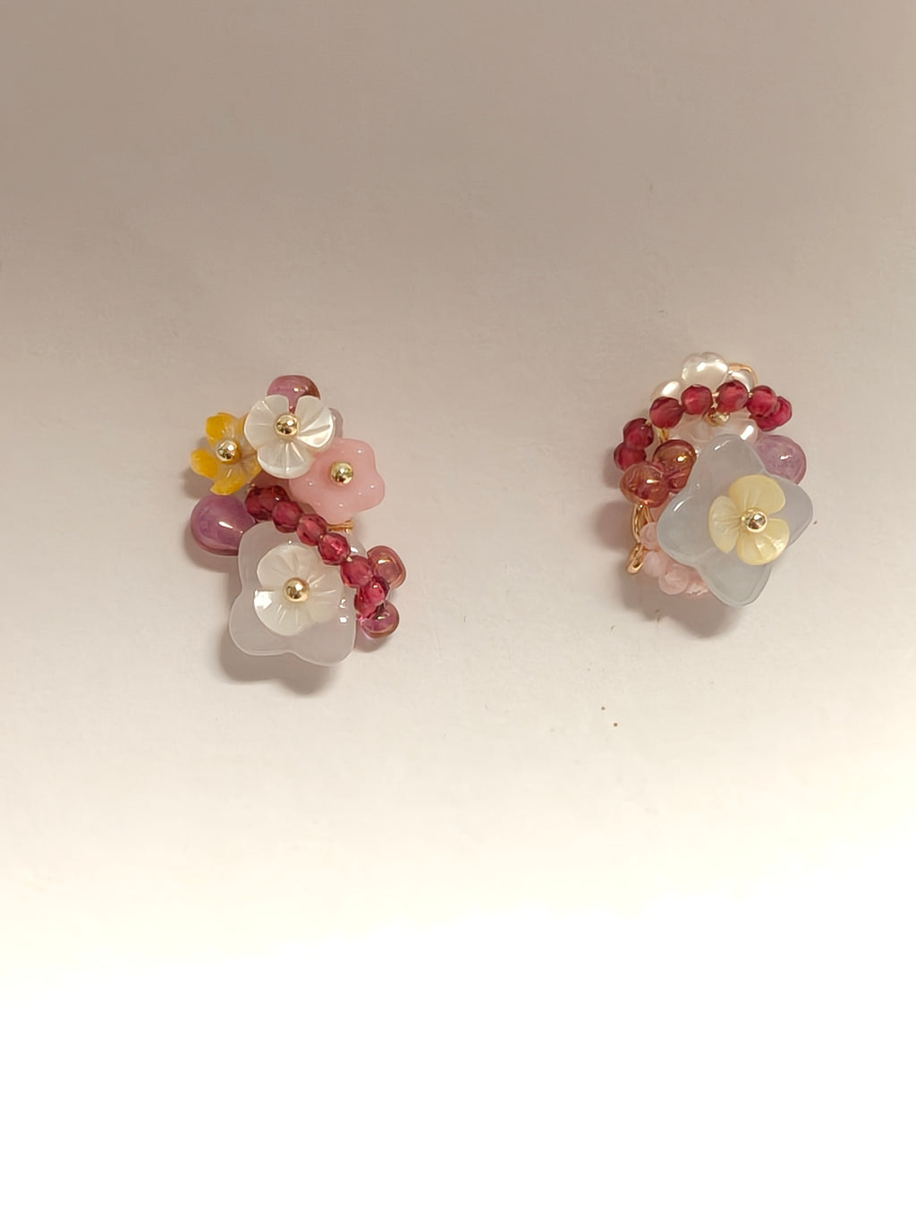 WE Monet jadeite earring
