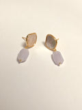 WE lavender jadeite earring