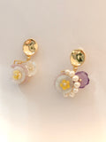 WE Monet jadeite earring