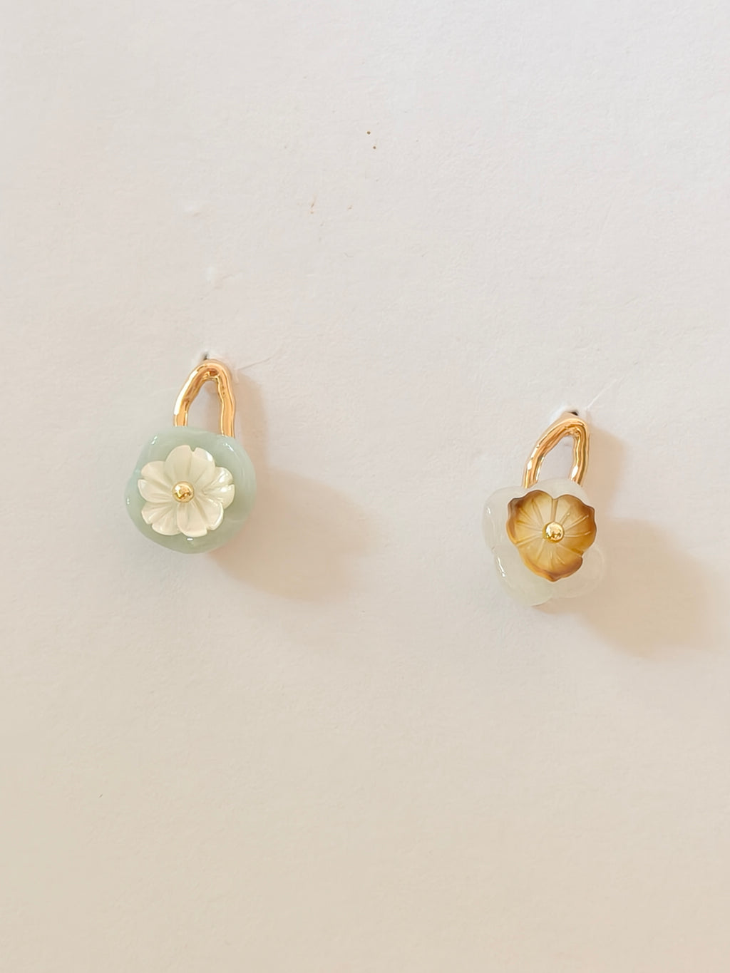 WE Monet jadeite earring