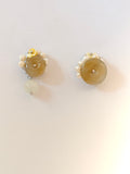 WE Monet jadeite earring