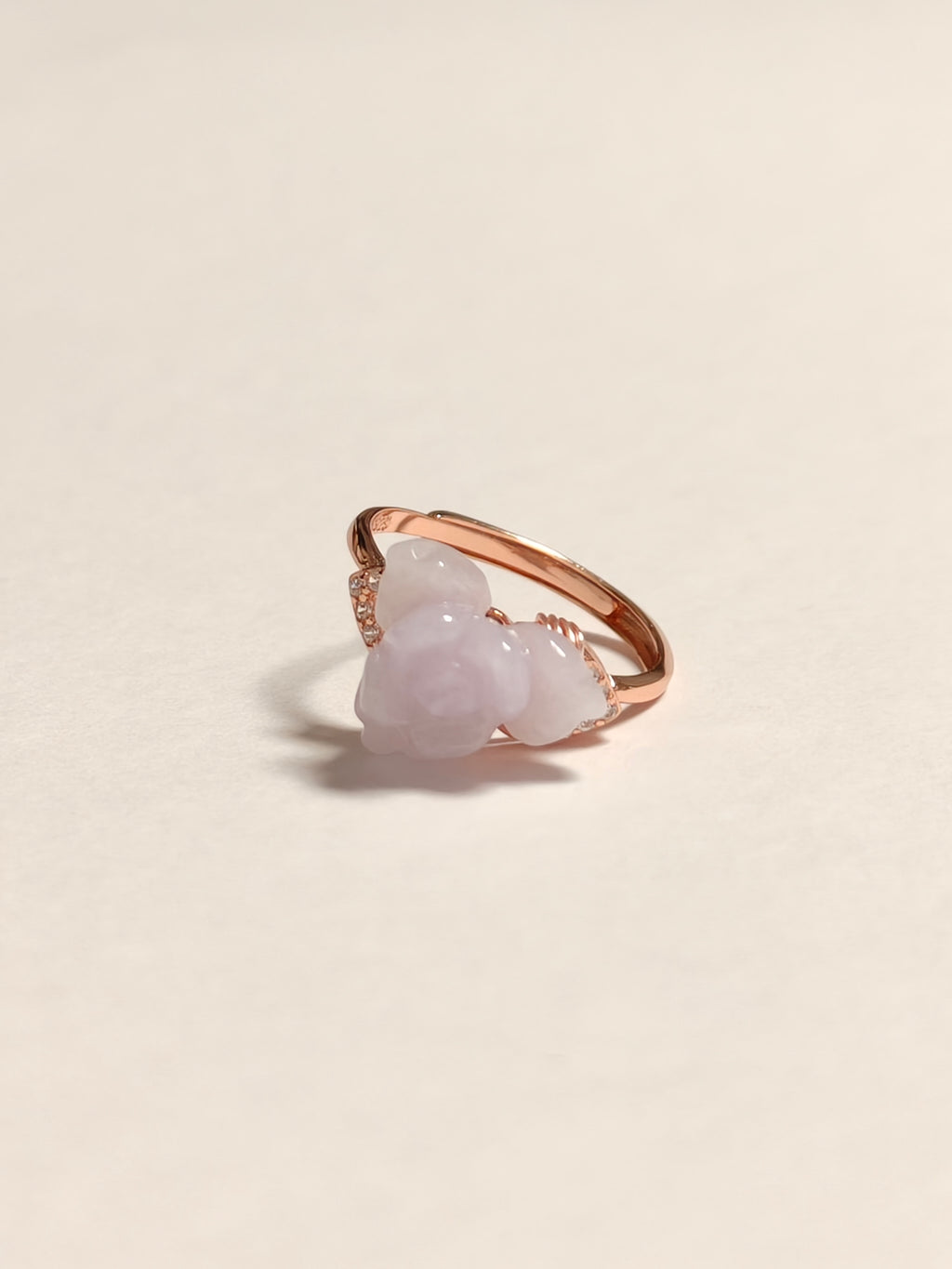WE Monet light lavender jadeite Ring