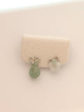 WE money bag jadeite earring