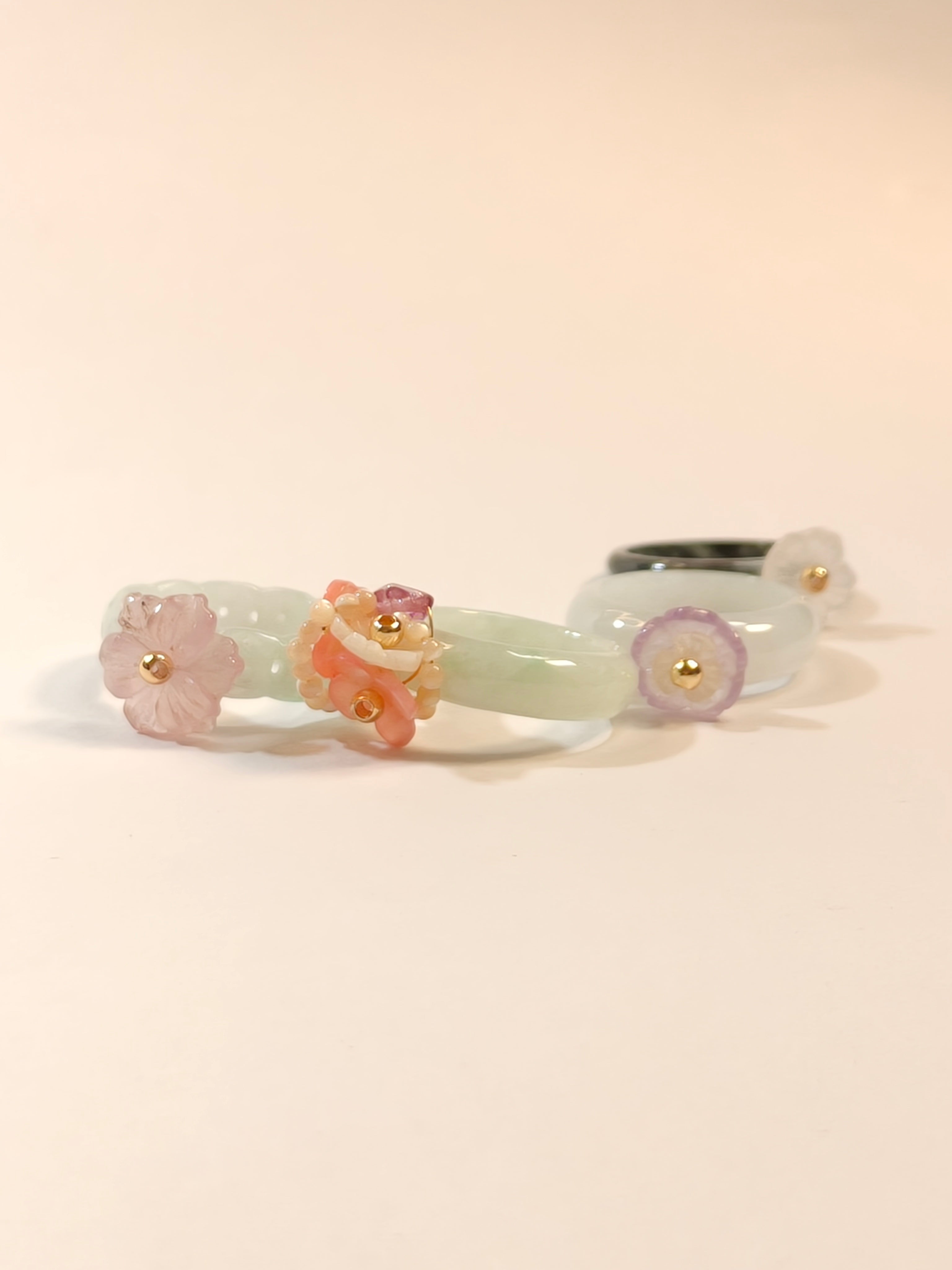 WE minimalist jadeite ring