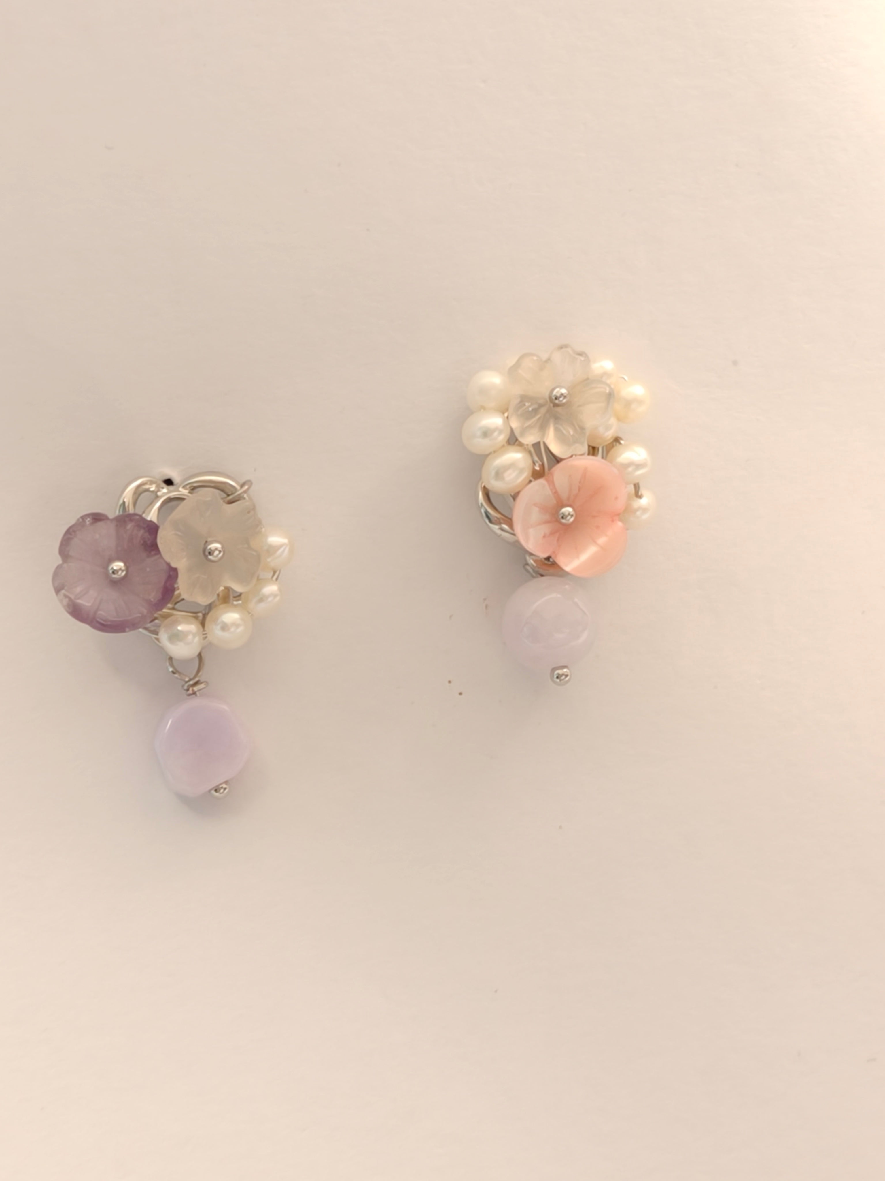WE Monet jadeite earring