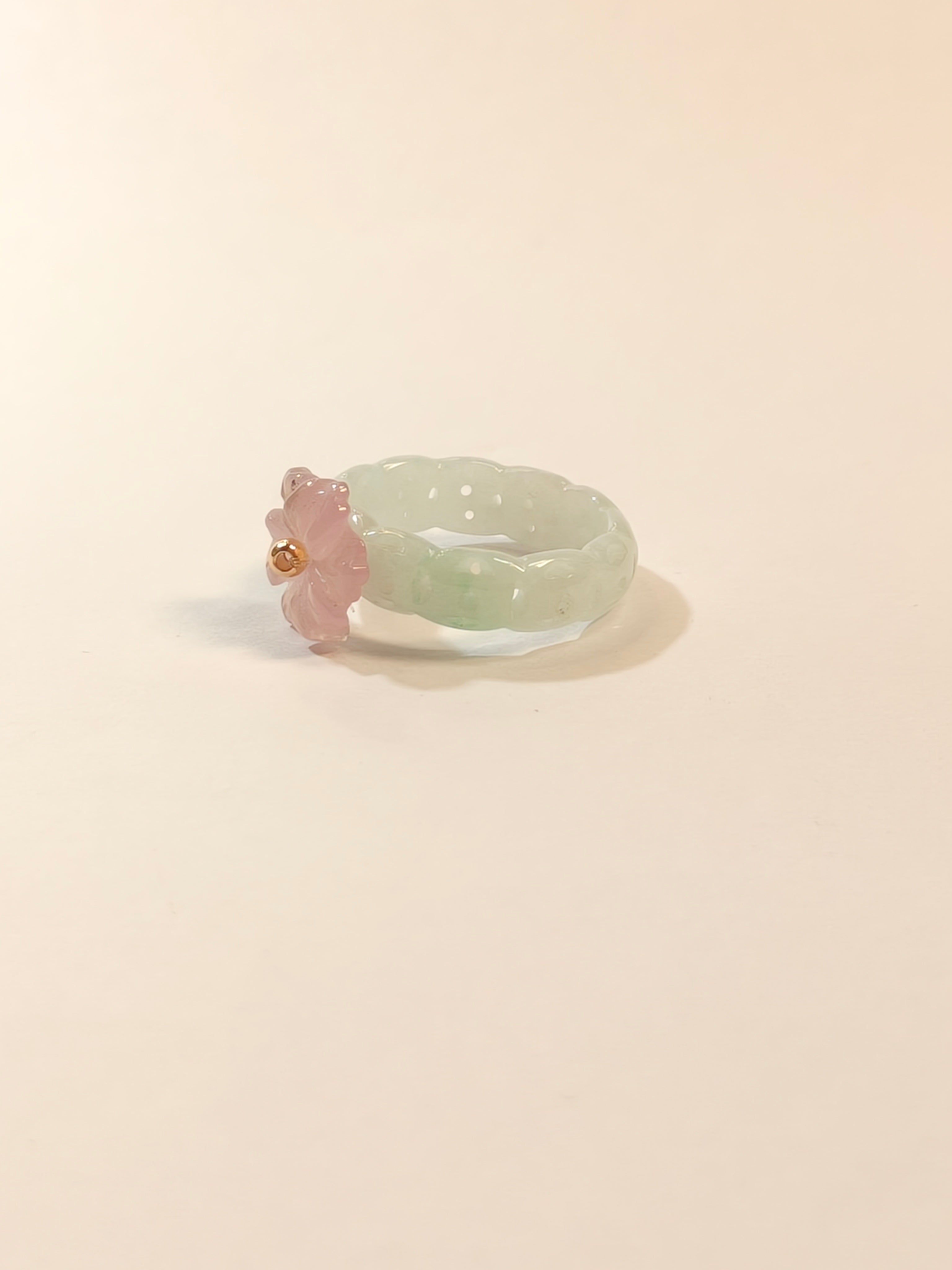 WE minimalist jadeite ring