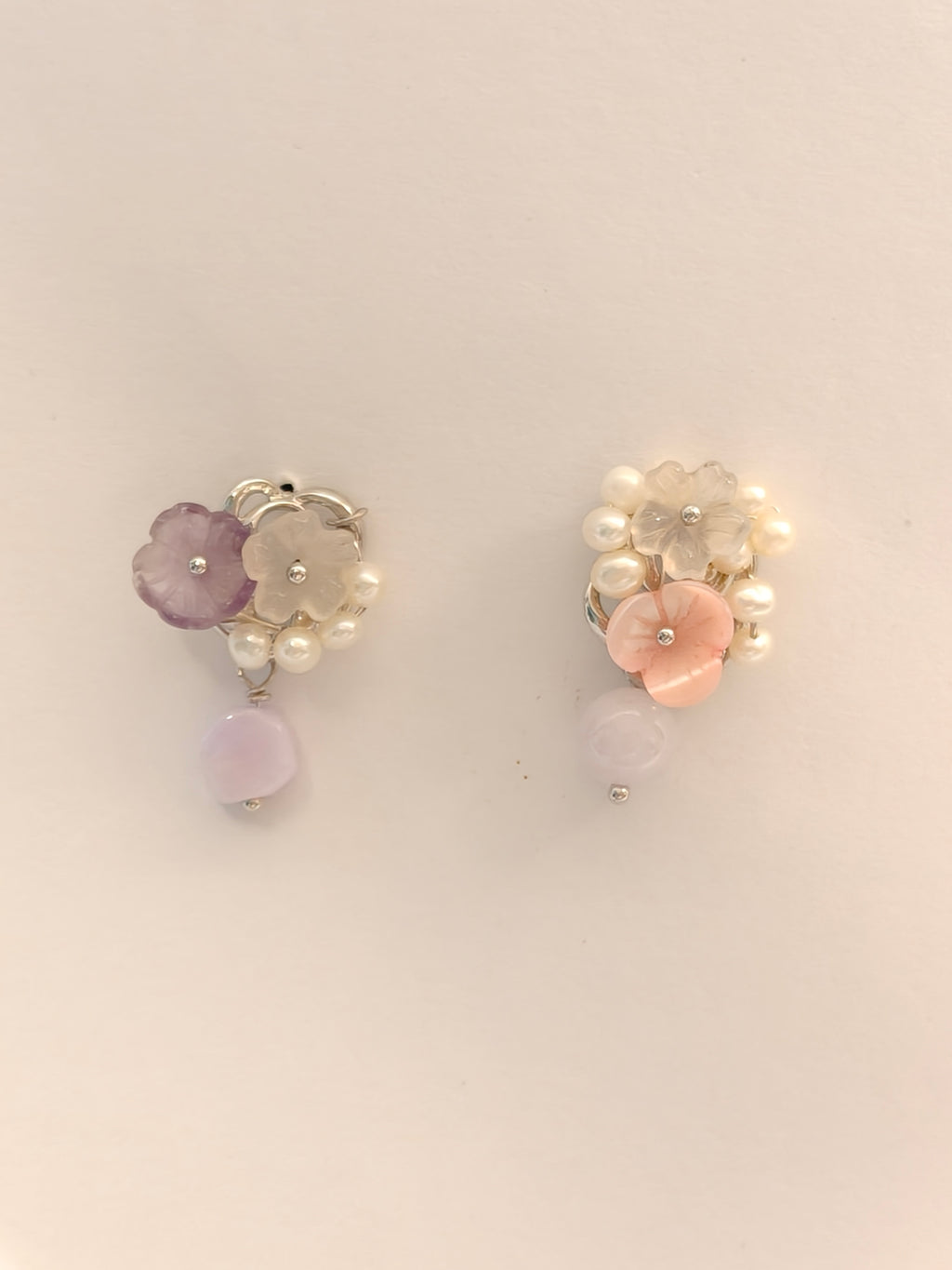 WE Monet jadeite earring