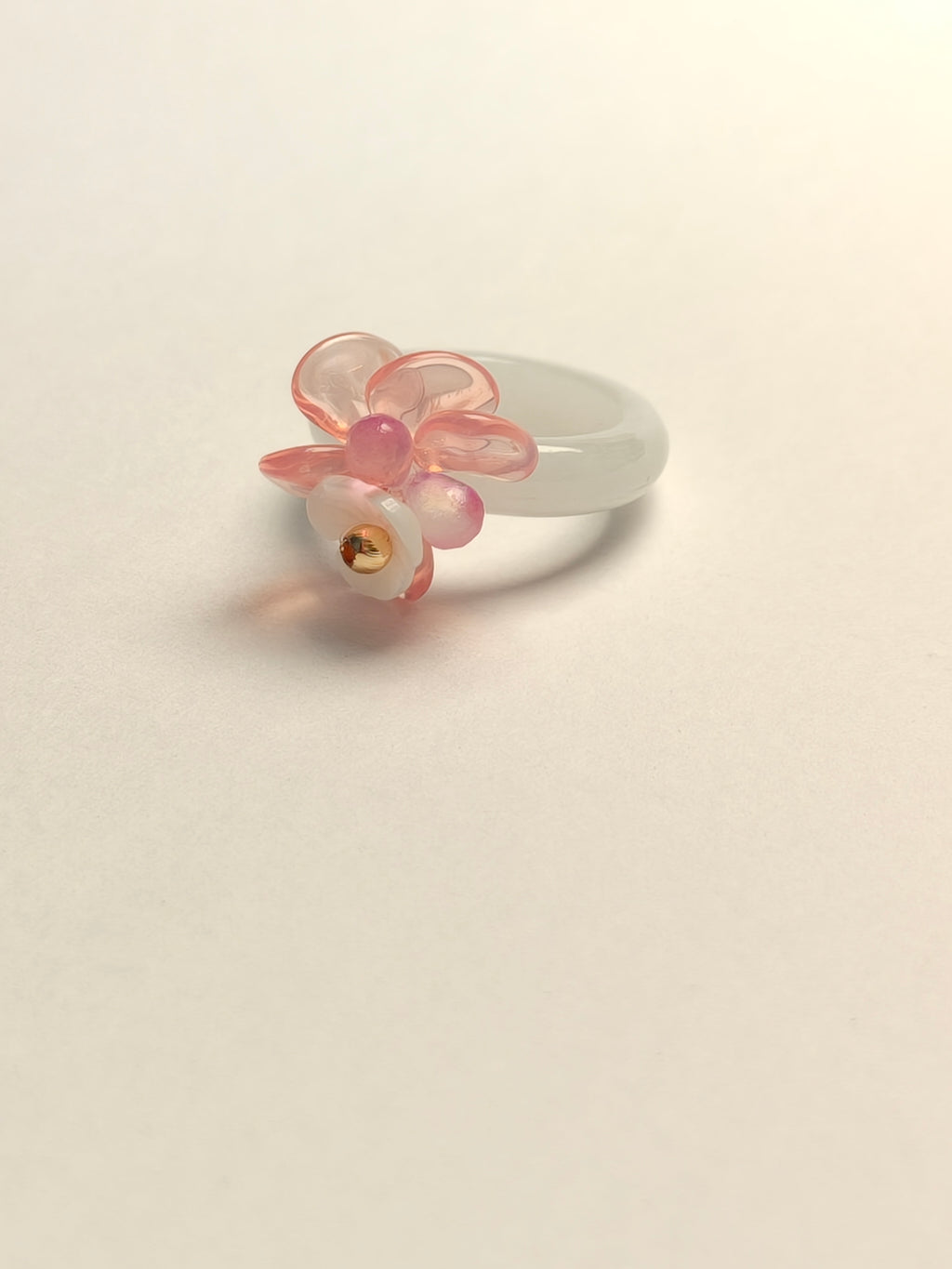 WE minimalist jadeite ring US size 5.5