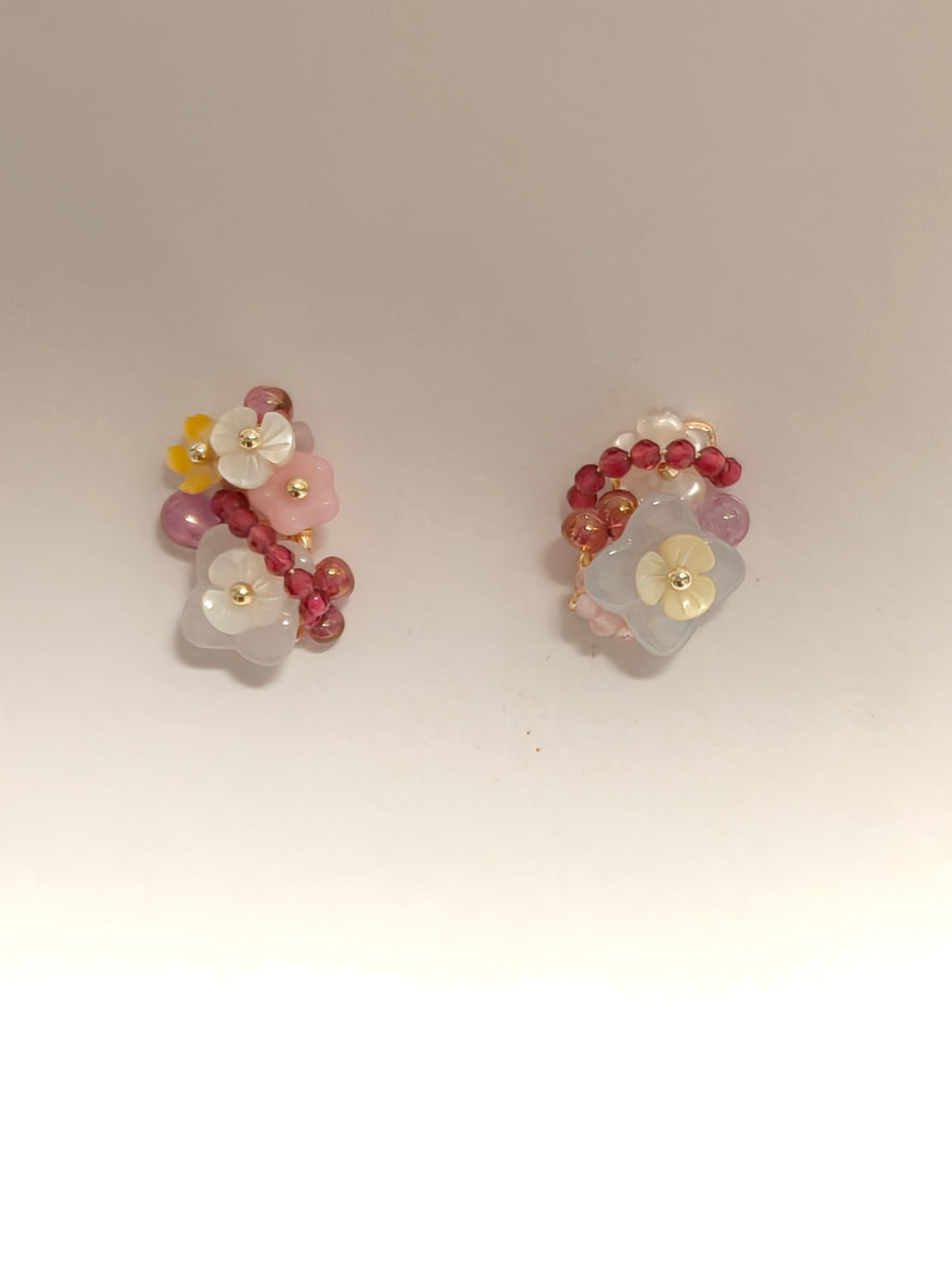 WE Monet jadeite earring