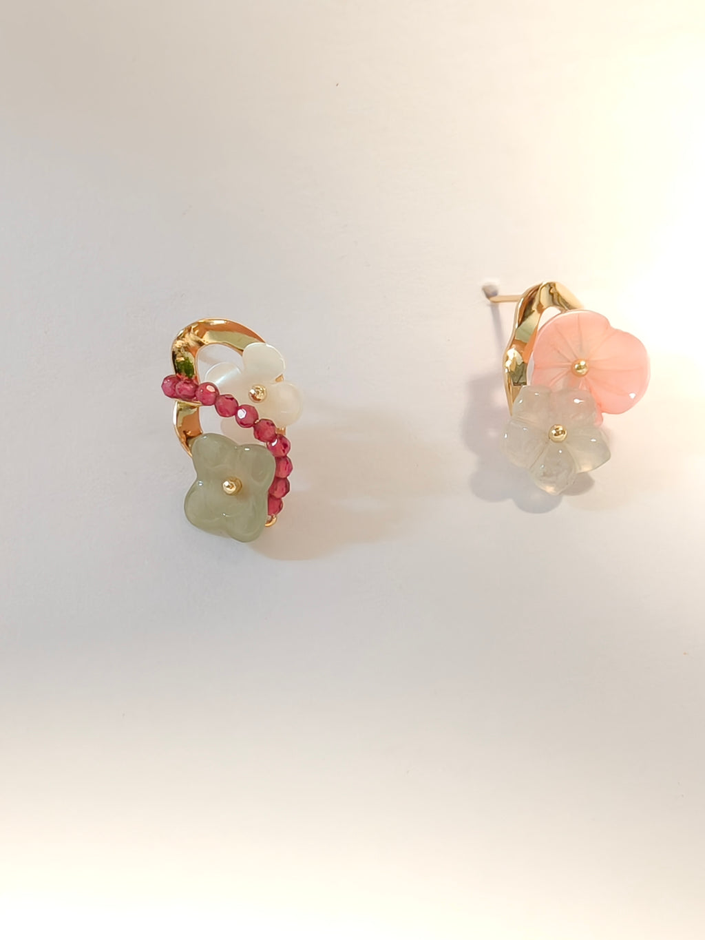 WE Monet jadeite earring