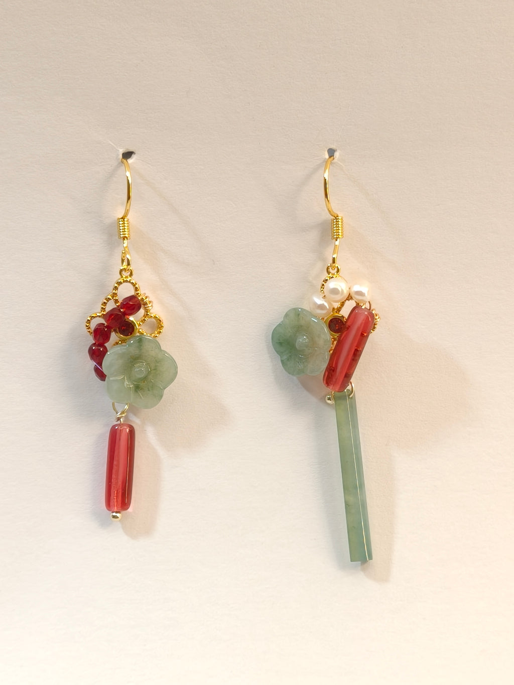 WE jadeite earring