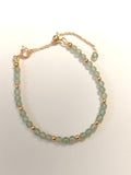 WE lux 3mm icy jadeite beads necklace and bracelet