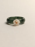 WE minimalist jadeite ring US size 8.5