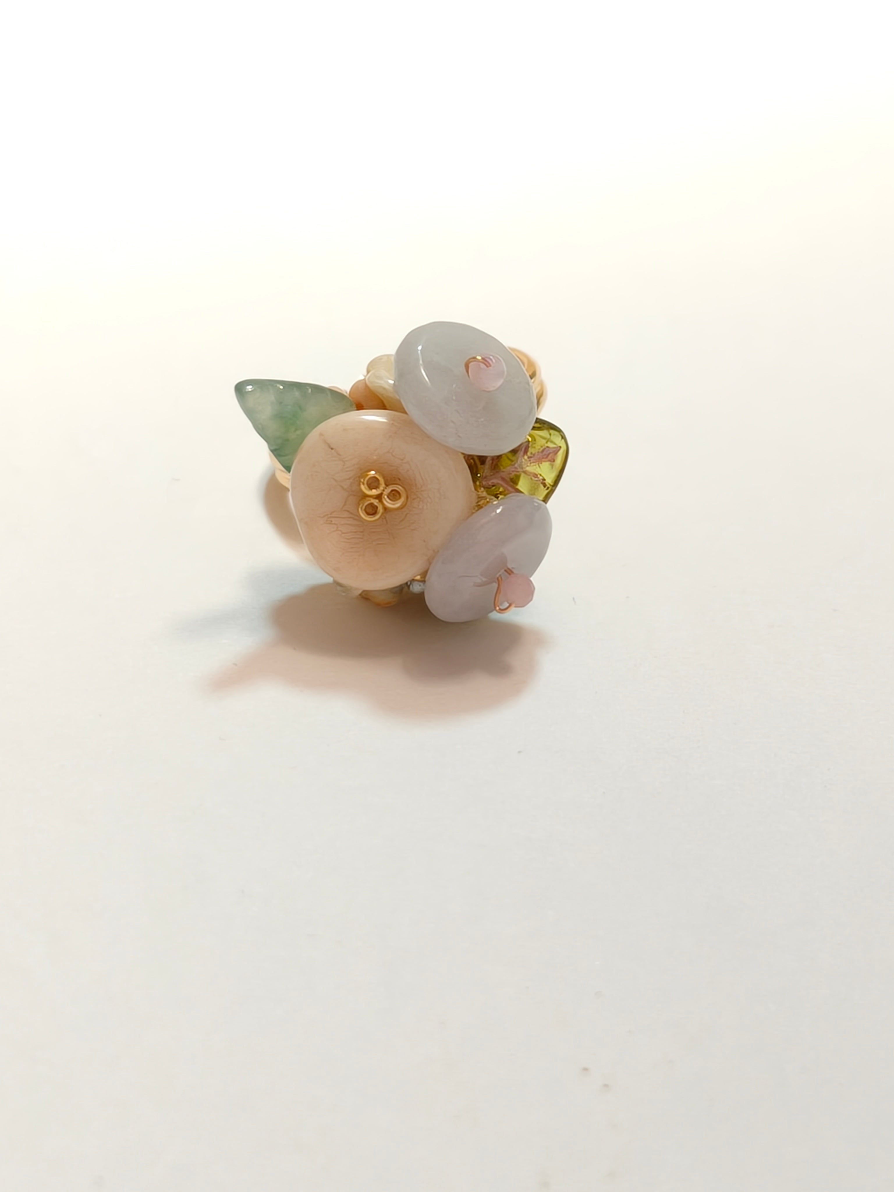 WE Monet ping an kou Ring